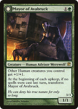 Magic MTG - Mayor of Avabruck // Howlpack Alpha - Innistrad - EXC - EN - Image 1