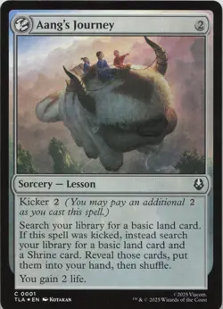 Aang's Journey - FOIL - C Avatar: The Last Airbender 1 - MTG - Image 1
