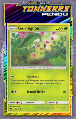 Germignon - SL08:Tonnerre Perdu - 5/214 - Carte Pokemon Neuve Francaise - Image 1