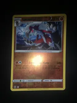 Carta Pokemon 074/159 Lycanroc Reverse Holo Zenit Regale Ita Italiano - Image 1
