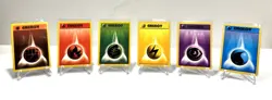 Energy Cards Full Set x 6 - Base Set 1999 Pokemon TCG WOTC - * PACK FRESH NEW! * - Image 1