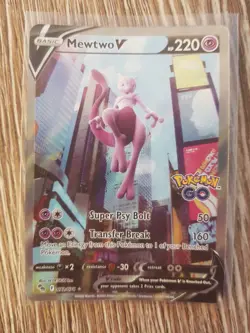 Mewtwo V 072 Pokemon Go︱Alt Full Art︱Japanese Pokemon Card TCG︱FREE Postage - Image 1