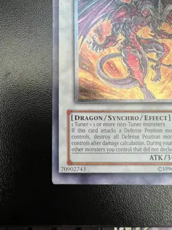 Yugioh Red Dragon Archfiend TDGS-EN041 Ultimate Rare Unlimited MISCUT Mod Play - Image 5