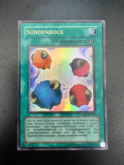 Yugioh GERMAN Scapegoat (Sundenbock) RP01-EN090 DE090 Ultra Rare Light Play - Image 1