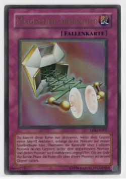 Yugioh GERMAN Magical Arm Shield TP8-EN001 DE001 Ultra Rare Light Play - Image 1