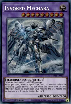 Yugioh! Invoked Mechaba - MP24-EN059 - Prismatic Secret Rare - 1st Edition Near - Image 1