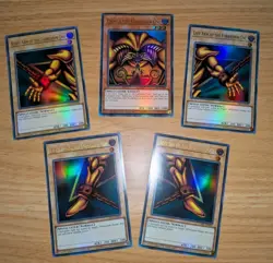 YUGIOH Exodia the Forbidden One Complete Set LART-EN004 Lost Art Promos EU - Image 1
