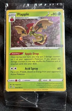 Flapple 022/192 Gamestop Promo Holo Pokemon Card M/NM SEALED - Image 1