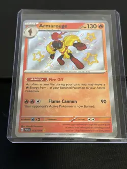 Armarouge - 115/091 - Pokemon Paldean Fates Baby Shiny Rare Card - MINT - Image 3