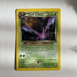 Dark Crobat 2/105 Holo - Neo Destiny Set - Pokemon Card - MP Swirl - Image 4