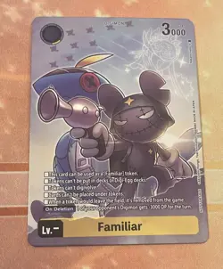 Digimon Card Game Familiar Token Box Topper - Box Promotion Pack - Image 1