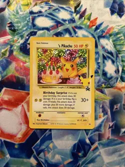 Pokemon Pikachu TCG Classic Collection Holo Card 24/53 Birthday Celebrations NM - Image 1