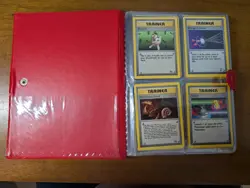 Great Condition Vintage Pikachu Binder + 136 WOTC Pokemon Cards (No Duplicates) - Image 3