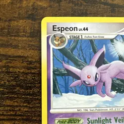 Espeon 18/100 Rare Majestic Dawn Non Holo Pokemon Card - Image 3