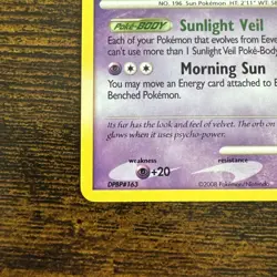Espeon 18/100 Rare Majestic Dawn Non Holo Pokemon Card - Image 4