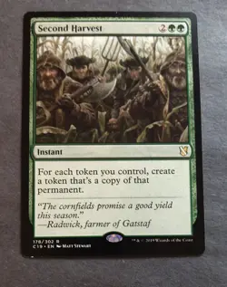 Second Harvest: Commander 2019 Regular Rare Mtg Card - Lightly Played - Image 1