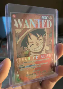 MONKEY D. LUFFY SP ST01-012 SR WANTED POSTER Alt Art OP-03 ONE PIECE CARD GAME - Image 3