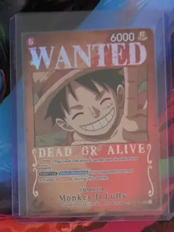 MONKEY D. LUFFY SP ST01-012 SR WANTED POSTER Alt Art OP-03 ONE PIECE CARD GAME - Image 5