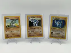 1st Edition Machamp Base Seq Set Holo Pokemon Card Jungle Fossil WOTC NM 1999 - Image 1