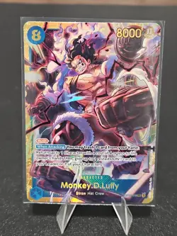 Monkey D. Luffy OP11-118 SEC A Fist of Divine Speed ONE PIECE Card Game English - Image 1