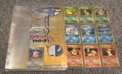Neo Premium File 1 Neo Genesis Promo Old Back Japanese Pokemon Card 1999 - Image 1