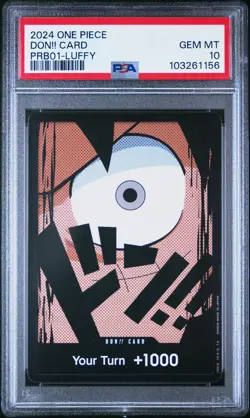 2024 ONE PIECE PRB01 DON!! CARD 1st PSA 10 POP 1 PREMIUM BOOSTER - Image 1