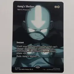 Aang's Shelter Teferi's Protection Borderless MTG non holo NM - Image 1