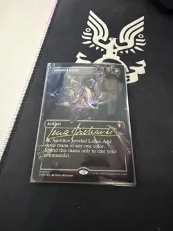 MTG Jeweled Lotus Borderless Foil Mythic Commander Masters CMM Magic NM Signed - Image 1