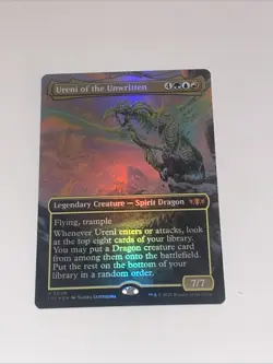 Ureni of the Unwritten (Borderless) Commander: Tarkir: Dragonstorm Foil 0009 - Image 1