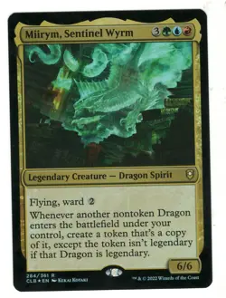 MTG Miirym Sentinel Wyrm Foil Battle for Baldur's Gate Magic The Gathering TCG - Image 1