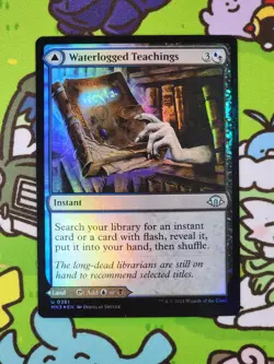 Waterlogged Teachings Foil Modern Horizons 3 Magic MTG MH3 - Image 1