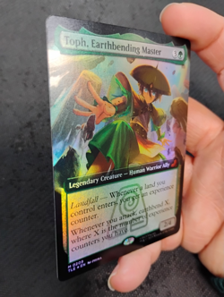 MTG Toph, Earthbending Master ATLA: Eternal M 0209 (Extended Art, Foil) NM - Image 3