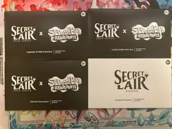Spongebob SquarePants Secret Lair Bundle Foil with Promo - Image 1