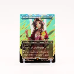 Aerith Gainsborough - 519 Final Fantasy Borderless SURGE FOIL Rare Magic NM/MINT - Image 1