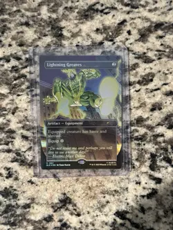 Lightning Greaves (1987) (Rainbow Foil) Secret Lair Drop Foil SL Pack Mint - Image 1