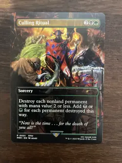 Culling Ritual #1 WPN & Gateway Promos WPN Magic MTG - Image 1