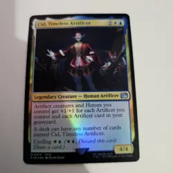 Cid, Timeless Artificer (0414) Final Fantasy Foil Magic The Gathering MTG - Image 1