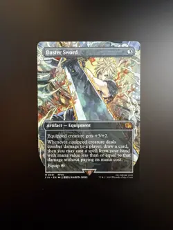 MTG Final Fantasy English Buster Sword Borderless 0351 Non-Foil - Image 1