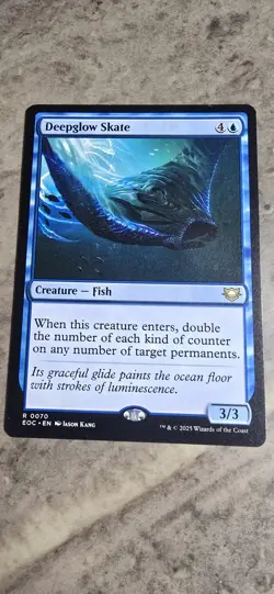 Deepglow Skate Commander: Edge of Eternities Regular Creature Rare MTG NM - Image 1