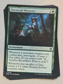 MTG l Ulvenwald Mysteries (x4 Playset) | (NM) Commander: Karlov Manor - Image 1