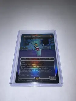 Plankton, Tiny Tyrant Borderless Foil MTG Single, Secret Lair, Rare 1926 NM - Image 1