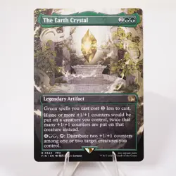 The Earth Crystal Borderless Regular 342 Final Fantasy FIN MTG NM See Video - Image 1