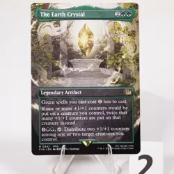 The Earth Crystal Borderless Regular 342 Final Fantasy FIN MTG NM See Video - Image 3