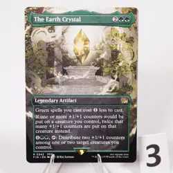 The Earth Crystal Borderless Regular 342 Final Fantasy FIN MTG NM See Video - Image 5