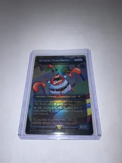 Mr. Krabs, Penny Pincher Borderless Foil MTG Single, Secret Lair, Rare 1927 NM - Image 1
