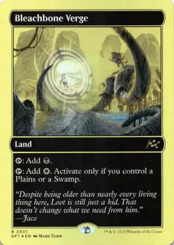 Bleachbone Verge FIRST PLACE FOIL Aetherdrift Magic MTG NM - Image 1