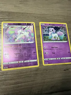 Pokemon Lot Of 2 Galarian Rapidash And Ponyta - Image 2