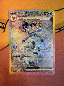 2025 Pokemon SV Prismatic Evolutions PRE EN Glaceon ex #150/131 - Image 1