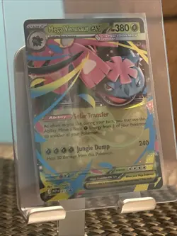 Mega Venusaur ex 013 PROMO BLACK STAR HOLO Mega Evolution Pokemon Foil English - Image 1