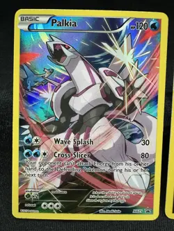 FULL ART Dialga + Palkia Holo Rare Pokemon XY75 XY77 Black Star Promo Set - Image 2